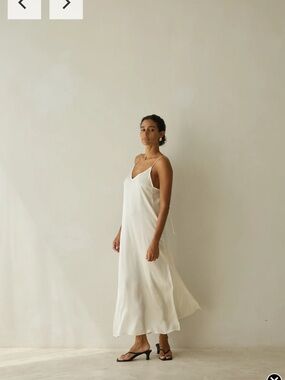 Low back slip dress